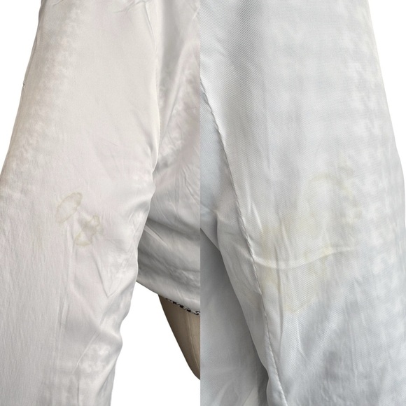 Alessandra Rich Cropped Embellished Sequin Houndstooth Jacket Black & White - Picture 13 of 17